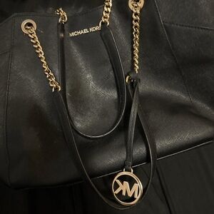 Michael Kors Black Quilted Interior Bag